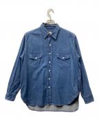 chimala×journal standard luxeチマラ×ジャーナルスタンダード ラックス）の古着「別注for luxe DENIM WESTERN SHIRT」｜ブルー