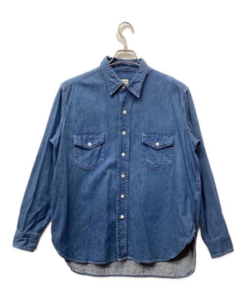 chimala（チマラ）chimala (チマラ) journal standard luxe (ジャーナルスタンダード ラックス) 別注for luxe DENIM WESTERN SHIRT ブルー サイズ: Sの古着・服飾アイテム