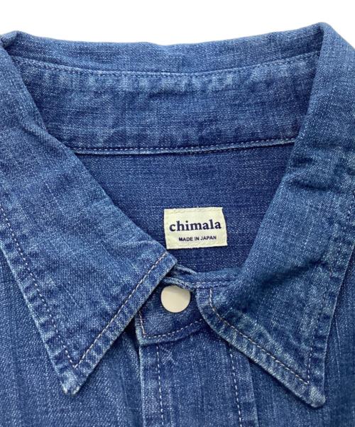 chimala（チマラ）chimala (チマラ) journal standard luxe (ジャーナルスタンダード ラックス) 別注for luxe DENIM WESTERN SHIRT ブルー サイズ: Sの古着・服飾アイテム