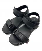 HIMIKOヒミコ）の古着「メタルパーツスポーツサンダル」｜ブラック