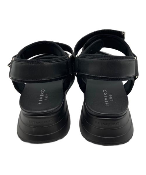 HIMIKO（ヒミコ）HIMIKO (ヒミコ) メタルパーツスポーツサンダル ブラック サイズ:SIZE Mの古着・服飾アイテム