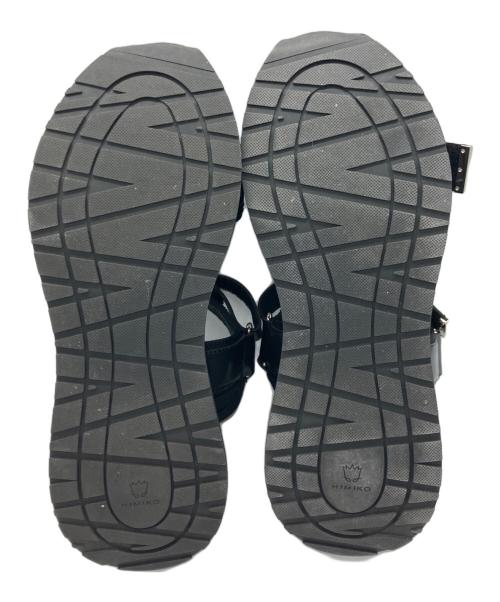 HIMIKO（ヒミコ）HIMIKO (ヒミコ) メタルパーツスポーツサンダル ブラック サイズ:SIZE Mの古着・服飾アイテム