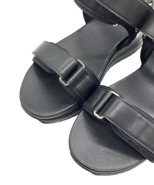 HIMIKO（ヒミコ）HIMIKO (ヒミコ) メタルパーツスポーツサンダル ブラック サイズ:SIZE Mの古着・服飾アイテム