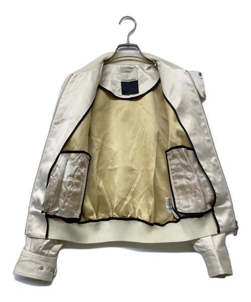 By Malene Birger（バイマレーネビルガー）By Malene Birger (バイマレーネビルガー) ボンバージャケット アイボリー サイズ:32の古着・服飾アイテム