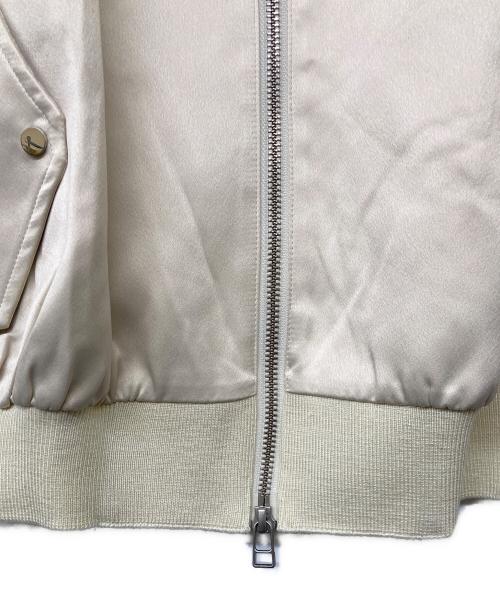 By Malene Birger（バイマレーネビルガー）By Malene Birger (バイマレーネビルガー) ボンバージャケット アイボリー サイズ:32の古着・服飾アイテム