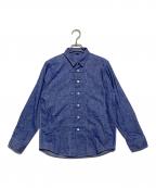 45Rフォーティファイブ・アール）の古着「秋冬demoオックスフォードの908エイトノットシャツ」｜ブルー