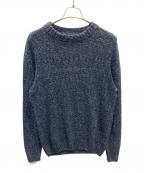 Drumohrドルモア）の古着「コットンリネンニット」｜ネイビー
