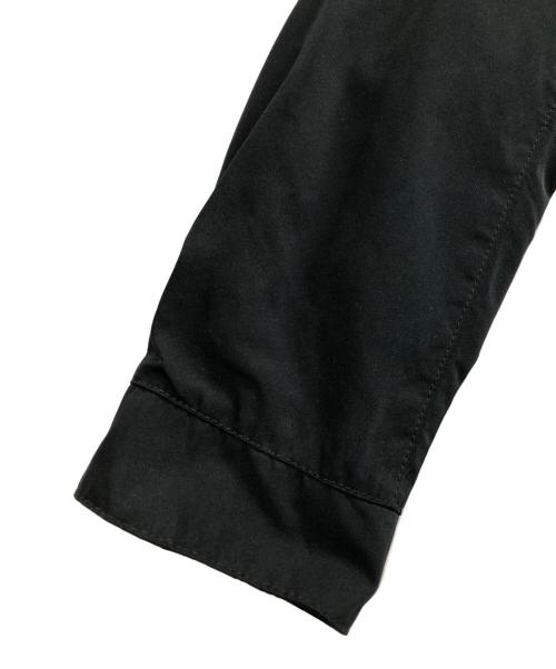 dunhill（ダンヒル）dunhill (ダンヒル) 異素材シングルライダースジャケット ブラック サイズ:Mの古着・服飾アイテム