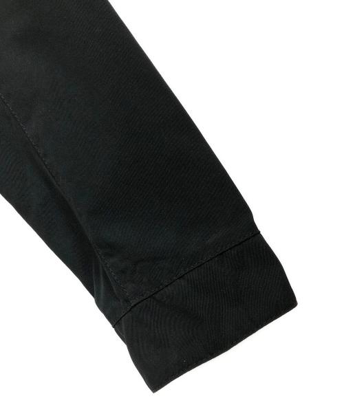 dunhill（ダンヒル）dunhill (ダンヒル) 異素材シングルライダースジャケット ブラック サイズ:Mの古着・服飾アイテム