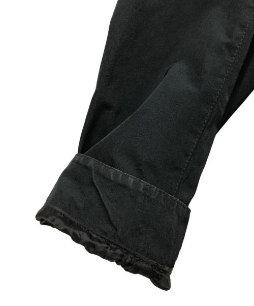 dunhill（ダンヒル）dunhill (ダンヒル) 異素材シングルライダースジャケット ブラック サイズ:Mの古着・服飾アイテム