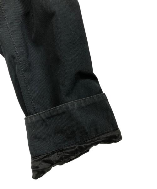 dunhill（ダンヒル）dunhill (ダンヒル) 異素材シングルライダースジャケット ブラック サイズ:Mの古着・服飾アイテム