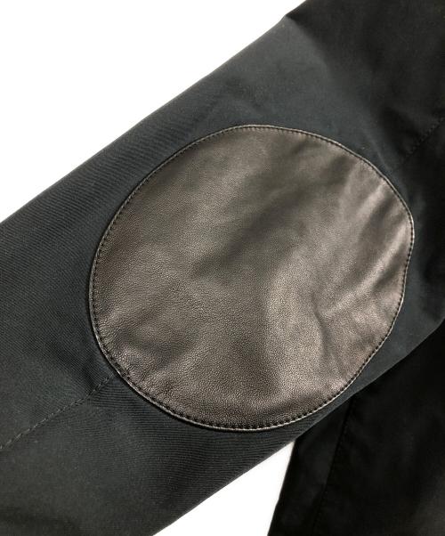 dunhill（ダンヒル）dunhill (ダンヒル) 異素材シングルライダースジャケット ブラック サイズ:Mの古着・服飾アイテム