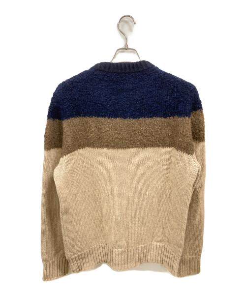 MONCLER（モンクレール）MONCLER (モンクレール) ニット　MAGLIONE TRICOT GIROCOLLO ベージュ サイズ:Ｌの古着・服飾アイテム