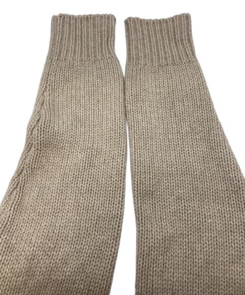 MONCLER（モンクレール）MONCLER (モンクレール) ニット　MAGLIONE TRICOT GIROCOLLO ベージュ サイズ:Ｌの古着・服飾アイテム