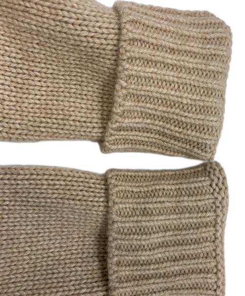 MONCLER（モンクレール）MONCLER (モンクレール) ニット　MAGLIONE TRICOT GIROCOLLO ベージュ サイズ:Ｌの古着・服飾アイテム