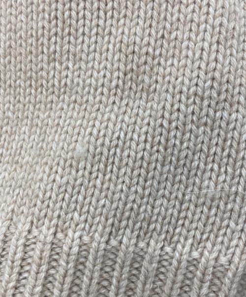 MONCLER（モンクレール）MONCLER (モンクレール) ニット　MAGLIONE TRICOT GIROCOLLO ベージュ サイズ:Ｌの古着・服飾アイテム