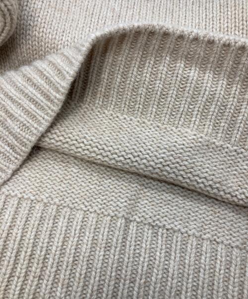 MONCLER（モンクレール）MONCLER (モンクレール) ニット　MAGLIONE TRICOT GIROCOLLO ベージュ サイズ:Ｌの古着・服飾アイテム