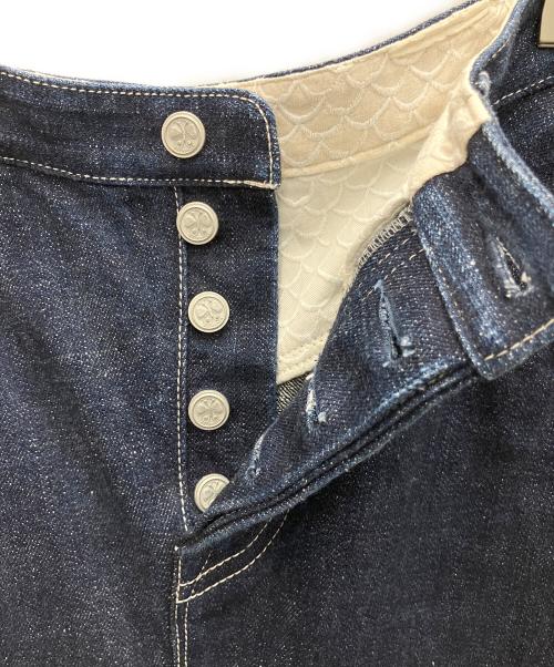 mina perhonen（ミナ ペルホネン）mina perhonen (ミナ ペルホネン) always ワイドデニム インディゴ サイズ:34の古着・服飾アイテム