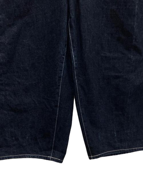 mina perhonen（ミナ ペルホネン）mina perhonen (ミナ ペルホネン) always ワイドデニム インディゴ サイズ:34の古着・服飾アイテム