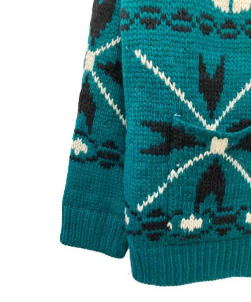 GRACE CONTINENTAL（（グレースコンチネンタル）GRACE CONTINENTAL (（グレースコンチネンタル) ノーカラーカウチン グリーン サイズ:SIZE 36の古着・服飾アイテム