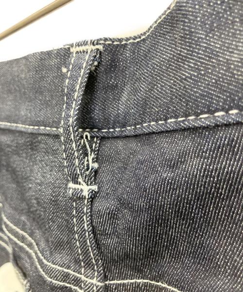 BASICKS（ベイシックス）BASICKS (ベイシックス) ハートプリント フレアデニムパンツ インディゴ サイズ:Mの古着・服飾アイテム