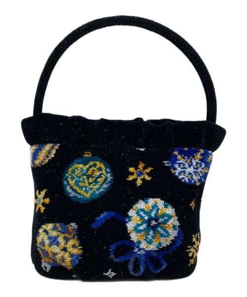 FEILER（フェイラー）FEILER (フェイラー) ハンドバッグ ブラックの古着・服飾アイテム