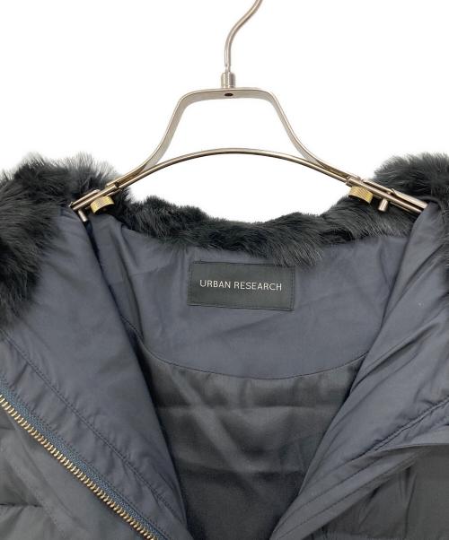 URBAN RESEARCH（アーバンリサーチ）URBAN RESEARCH (アーバンリサーチ) ラビットフードストレッチロングダウン ブラック サイズ:FREE 未使用品の古着・服飾アイテム