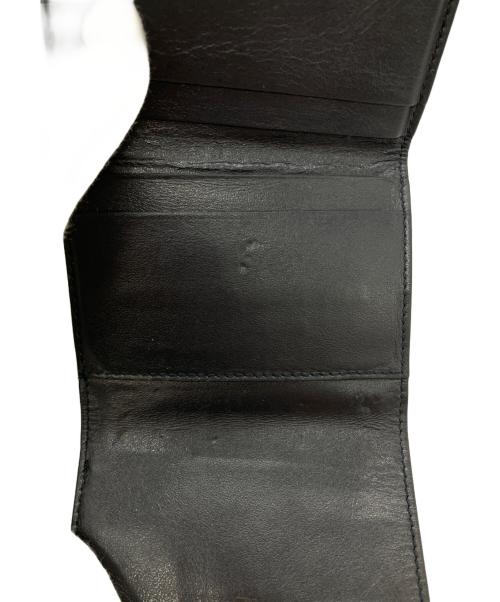 BOTTEGA VENETA（ボッテガベネタ）BOTTEGA VENETA (ボッテガベネタ) マキシイントレチャート　コンパクトウォレット　三つ折 ウォレット ネイビーの古着・服飾アイテム