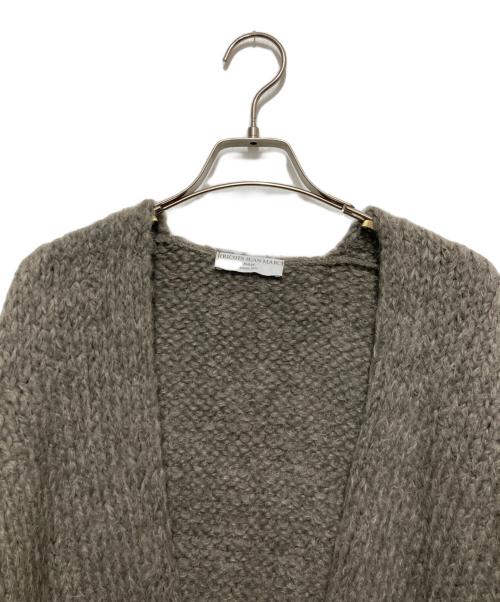 TRICOTS JEAN MARC（トリコットジーンマルク）TRICOTS JEAN MARC (トリコットジーンマルク) モヘア混ローゲージカーディガン ブラウン サイズ:FREEの古着・服飾アイテム