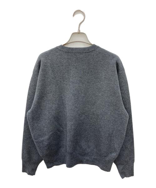 BEAUTY&YOUTH（ビューティーアンドユース）BEAUTY&YOUTH (ビューティーアンドユース) ミラノリブ ニット プルオーバー グレー サイズ:Freeの古着・服飾アイテム
