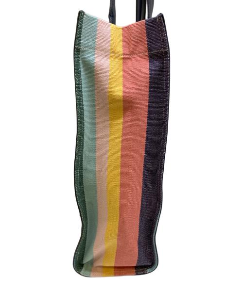 PAUL SMITH（ポールスミス）PAUL SMITH (ポールスミス) アーティストストライプキャンバストートバッグ マルチカラーの古着・服飾アイテム