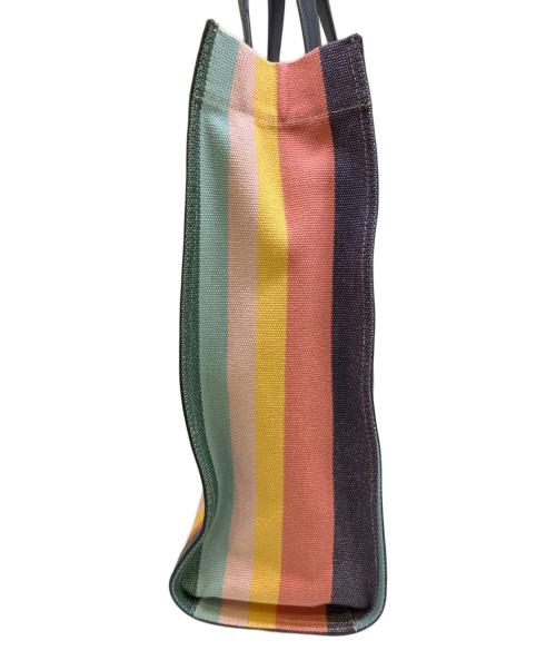 PAUL SMITH（ポールスミス）PAUL SMITH (ポールスミス) アーティストストライプキャンバストートバッグ マルチカラーの古着・服飾アイテム