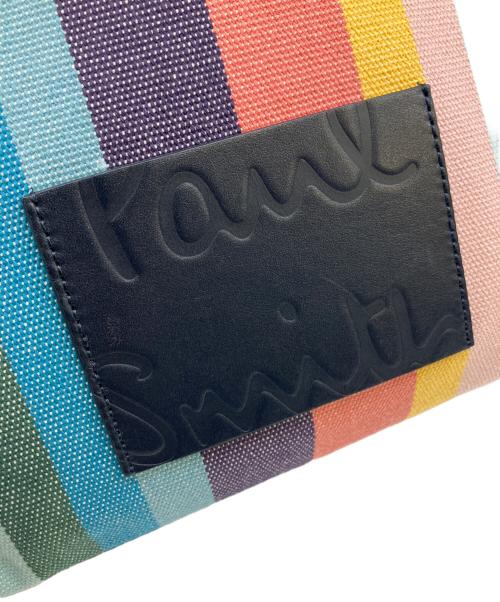 PAUL SMITH（ポールスミス）PAUL SMITH (ポールスミス) アーティストストライプキャンバストートバッグ マルチカラーの古着・服飾アイテム