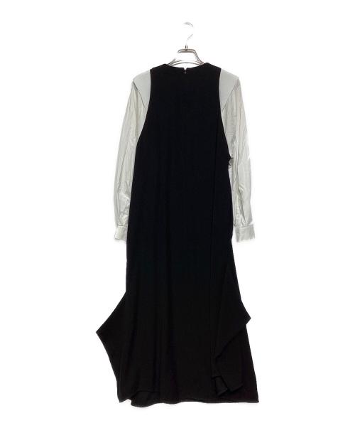 ENFOLD（エンフォルド）ENFOLD (エンフォルド) PEツイル シャツスリーブドレス 300FA233-2750 ブラック サイズ:36の古着・服飾アイテム