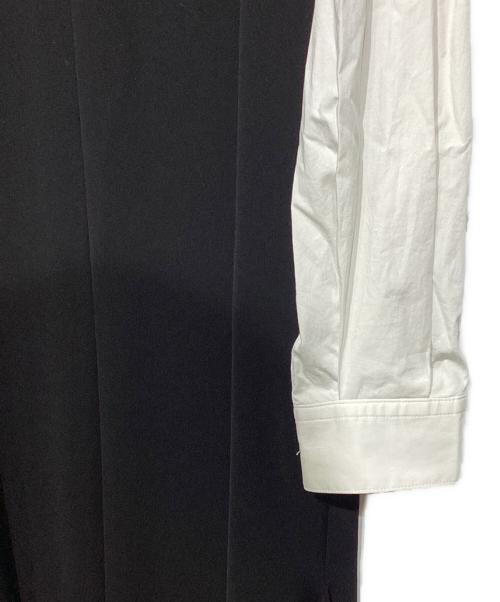 ENFOLD（エンフォルド）ENFOLD (エンフォルド) PEツイル シャツスリーブドレス 300FA233-2750 ブラック サイズ:36の古着・服飾アイテム