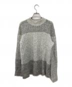 3.1 phillip limスリーワンフィリップリム）の古着「切替ニット」｜グレー