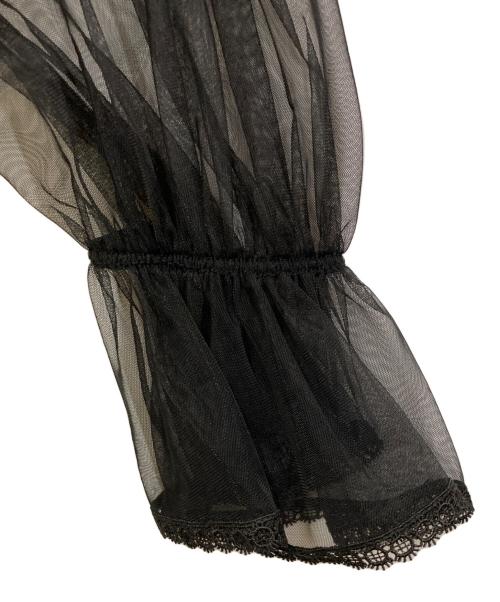 SELF PORTRAIT（セルフ ポートレイト）SELF PORTRAIT (セルフ ポートレイト) カットワーク切替ワンピース ブラック サイズ:SIZE 4の古着・服飾アイテム