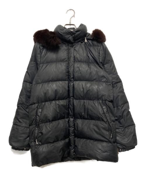 MONCLER（モンクレール）MONCLER (モンクレール) ダウンコート ブラックの古着・服飾アイテム