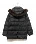 MONCLER (モンクレール) ダウンコート ブラック：15000円
