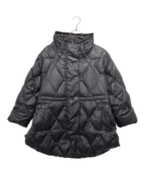 VERMEIL par iena（ヴェルメイユ パー イエナ）VERMEIL par iena (ヴェルメイユ パー イエナ) ダイヤ柄ダウンコート ブラック サイズ:FREEの古着・服飾アイテム
