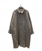 journal standard luxeジャーナルスタンダード ラックス）の古着「Wフェイスヘリンツィード ステンコート」｜ブラウン