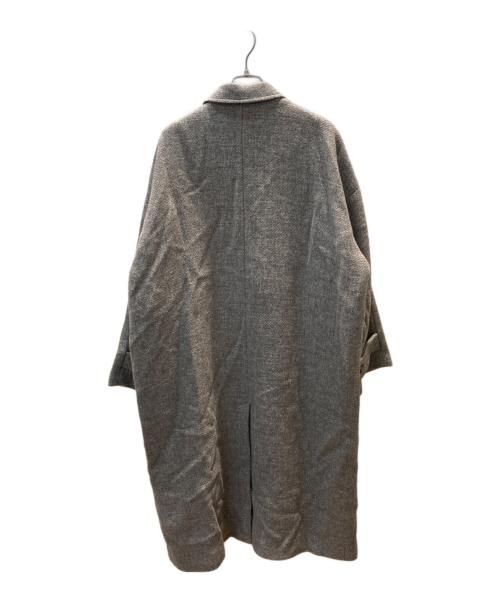 journal standard luxe（ジャーナルスタンダード ラックス）JOURNAL STANDARD LUXE (ジャーナルスタンダード ラックス) Wフェイスヘリンツィード ステンコート ブラウン サイズ:FREEの古着・服飾アイテム