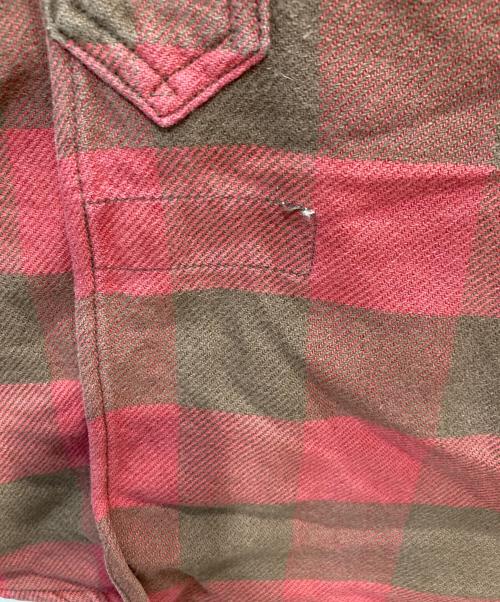 UNION SPECIAL（ユニオンスペシャル）UNION SPECIAL (ユニオンスペシャル) チェックシャツ レッド サイズ:FREEの古着・服飾アイテム