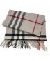 BURBERRY LONDON (バーバリーロンドン) カシミヤマフラー ライトベージュ：20000円