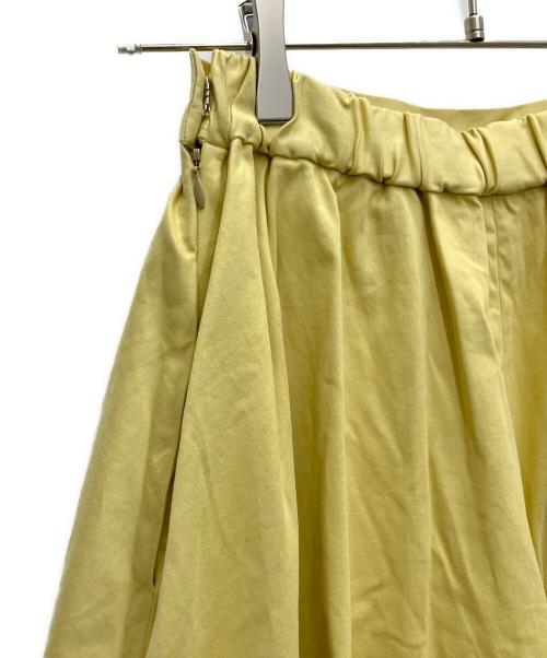 Ameri（アメリ）AMERI (アメリ) CURTAIN FLARE PANTS ベージュ×ホワイト サイズ:-の古着・服飾アイテム