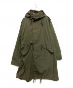HOUSTONヒューストン）の古着「ライナー付モッズコート」｜オリーブ