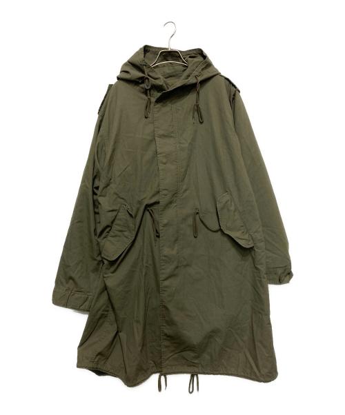 HOUSTON（ヒューストン）HOUSTON (ヒューストン) ライナー付モッズコート オリーブ サイズ:XSの古着・服飾アイテム