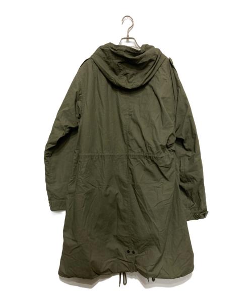 HOUSTON（ヒューストン）HOUSTON (ヒューストン) ライナー付モッズコート オリーブ サイズ:XSの古着・服飾アイテム