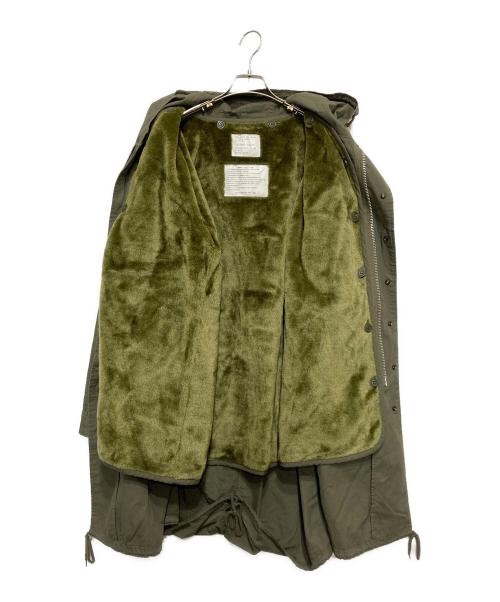 HOUSTON（ヒューストン）HOUSTON (ヒューストン) ライナー付モッズコート オリーブ サイズ:XSの古着・服飾アイテム