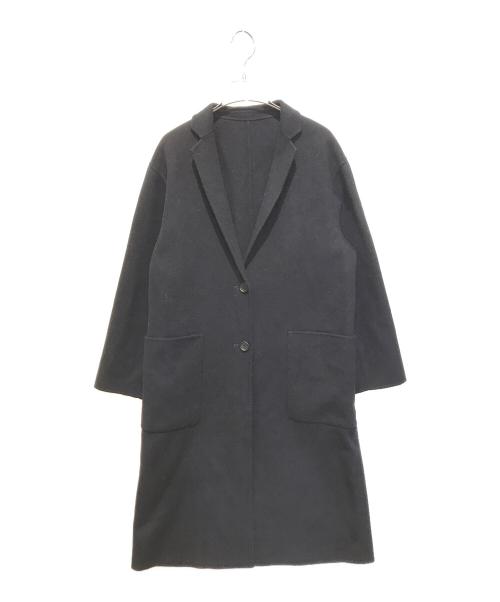 Demi-Luxe Beams（デミルクス ビームス）Demi-Luxe BEAMS (デミルクス ビームス) ウールカシミヤチェスターコート ネイビー サイズ:36の古着・服飾アイテム